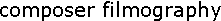 composer filmography